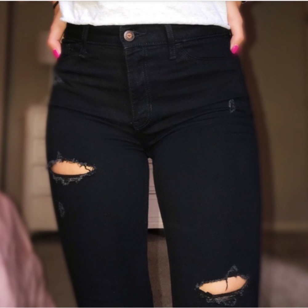 Black Skinny Hollister jeans